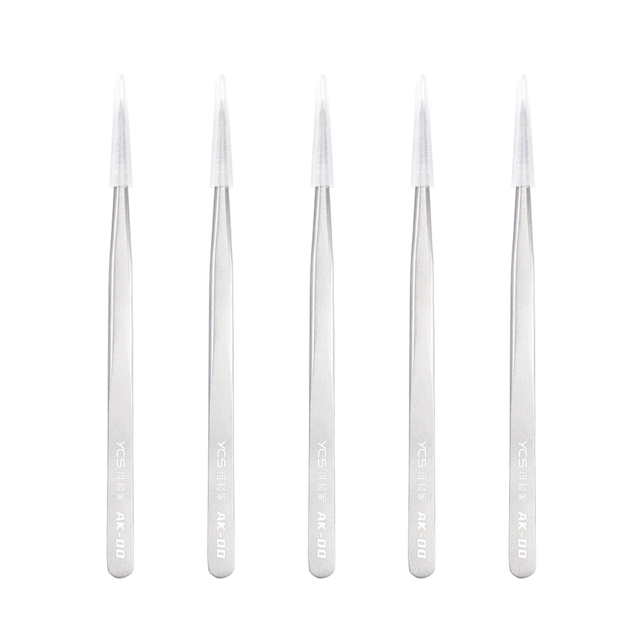 YCS AK-00 pointy tip tweezers (5pcs)